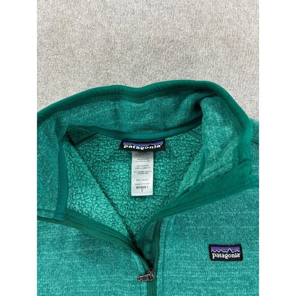 Patagonia Better Sweater‎ 1/4 Zip Midweight Pullover (Women's Small) Green - Picture 3 of 11